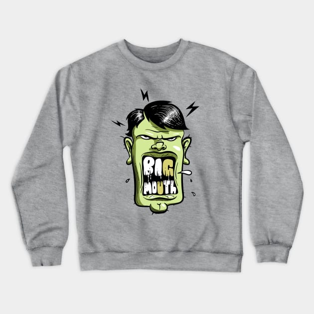 Big Mouth Crewneck Sweatshirt by OsFrontis